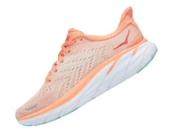 HOKA Women's Clifton 8 - Cantaloupe/Silver Peony (1119394-CSPY) -Pro Runner Shop 1119394 CSPY 4