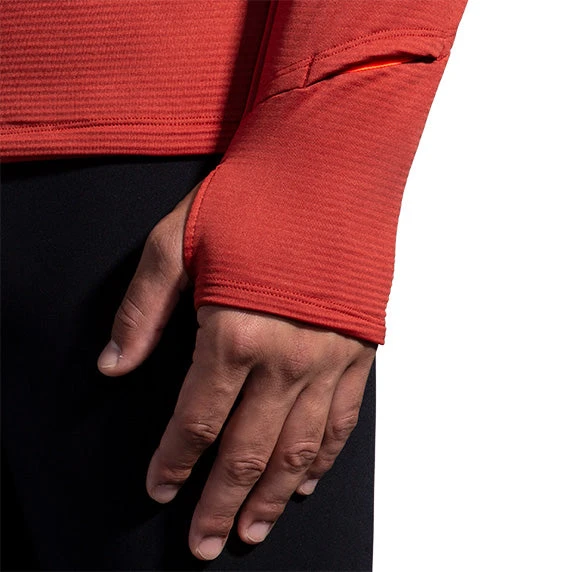 Brooks Men's Notch Thermal Hoodie - Copper/Heather Dark Copper (211402682) 5 Brooks Men's Notch Thermal Hoodie - Copper/Heather Dark Copper (211402682) - Image 5