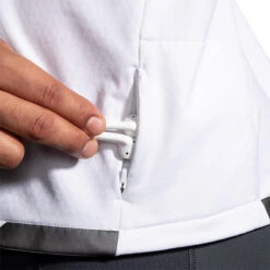 Brooks Men's Run Visible Thermal Hoodie - White/Asphalt/Nightlife (211411134) -Pro Runner Shop 211411 134 D2 Run Visible Thermal Hoodie