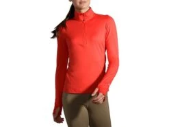 Brooks Women's Dash Half Zip (221433) -Pro Runner Shop 221433 657 MA Dash Half Zip