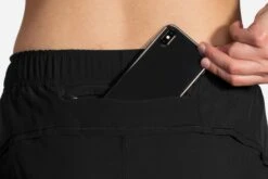 Brooks Women's Chaser 5" 2-IN-1 Short - Black (221464001) -Pro Runner Shop 221464 001 D2 Chaser 5in 2in1 Short