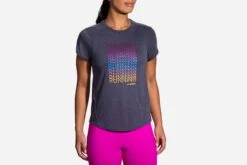 Brooks Women's Distance Graphic Short Sleeve (221469) 16 Brooks Women's Distance Graphic Short Sleeve (221469) -Pro Runner Shop 221469 459 MF Distance Graphic Short Sleeve