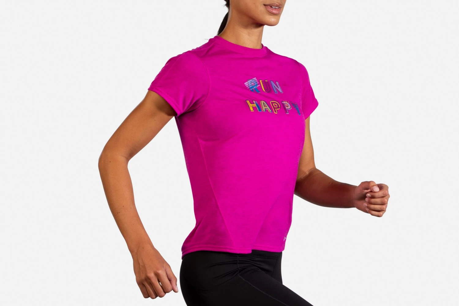 Brooks Women's Distance Graphic Short Sleeve (221469) 10 Brooks Women's Distance Graphic Short Sleeve (221469) - Image 10