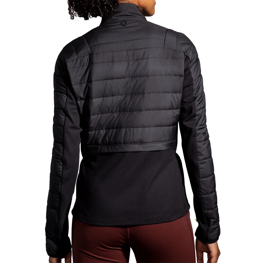 Brooks Women's Shield Hybrid Jacket - Black (221557001) 2 Brooks Women's Shield Hybrid Jacket - Black (221557001) - Image 2