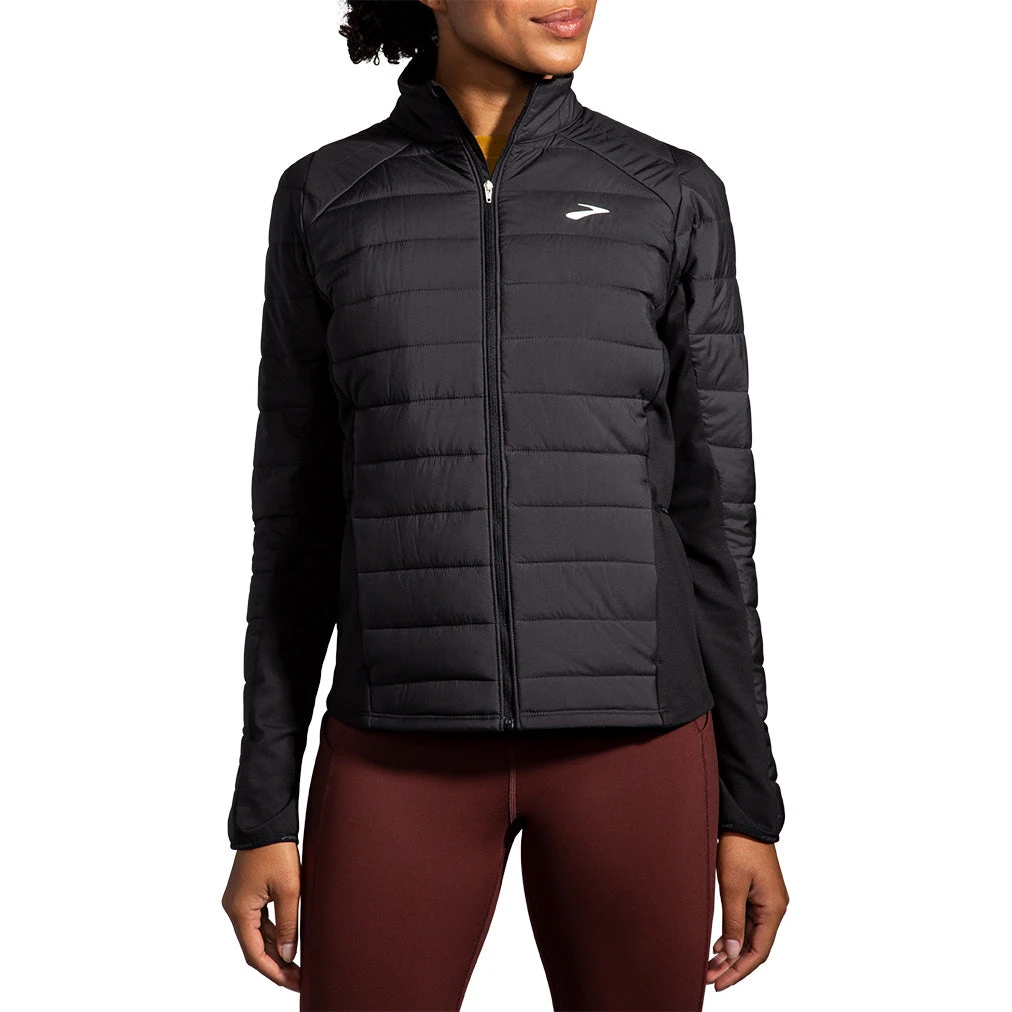 Brooks Women's Shield Hybrid Jacket - Black (221557001) 1 Brooks Women's Shield Hybrid Jacket - Black (221557001)