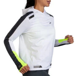 Brooks Women's Run Visible Thermal Hoodie - White/Asphalt/Nightlife (221559134) 9 Brooks Women's Run Visible Thermal Hoodie - White/Asphalt/Nightlife (221559134) -Pro Runner Shop 221559 134 MV Run Visible Thermal Hoodie