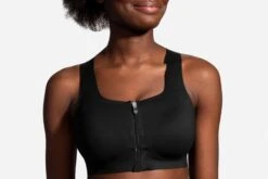 Brooks Women's Dare Zip Run Sports Bra - Black (350075001)