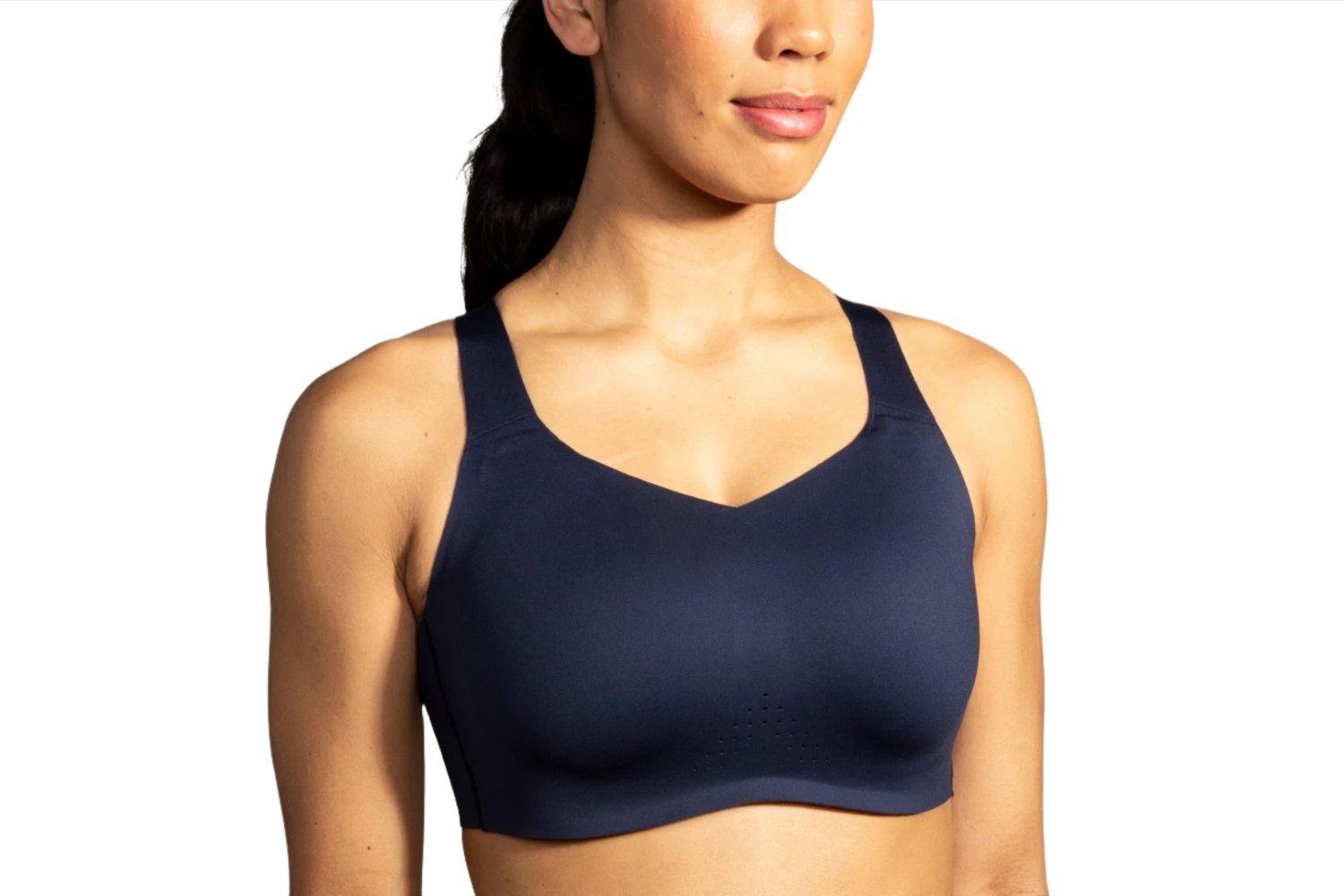 Brooks Women's Dare Underwire Run Bra - Navy (350078451) 1 Brooks Women's Dare Underwire Run Bra - Navy (350078451)