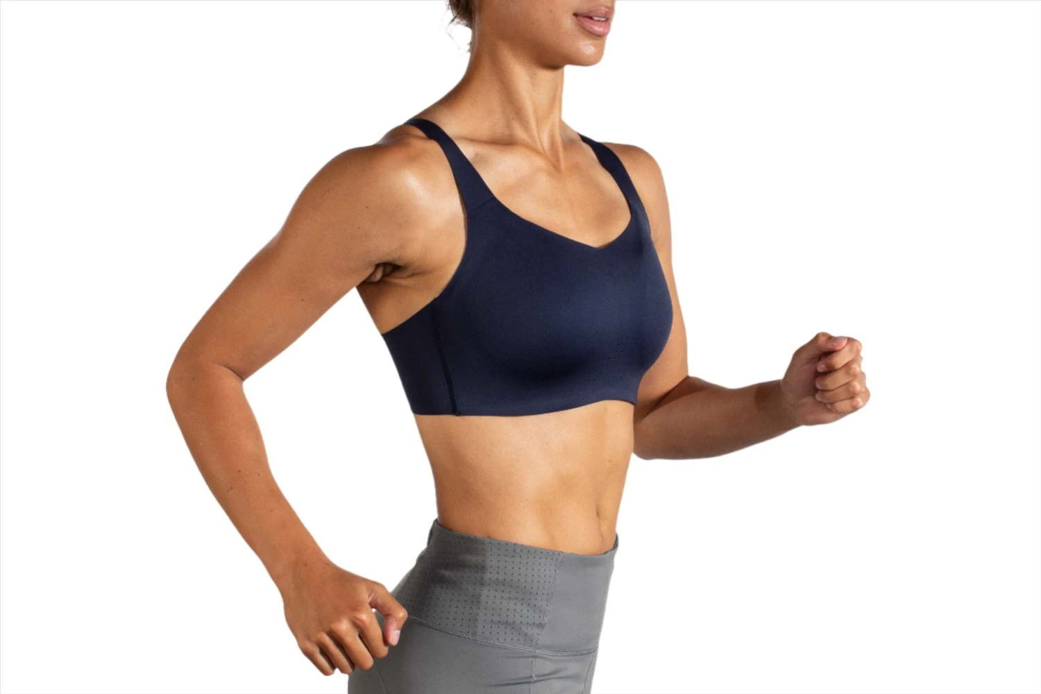 Brooks Women's Dare Underwire Run Bra - Navy (350078451) 3 Brooks Women's Dare Underwire Run Bra - Navy (350078451) - Image 3