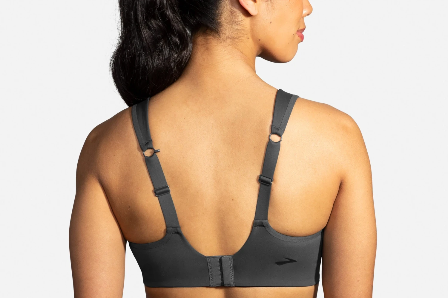 Brooks Women's Drive Convertible Run Bra - Asphalt (350081081) 2 Brooks Women's Drive Convertible Run Bra - Asphalt (350081081) - Image 2