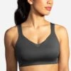Brooks Women's Drive Convertible Run Bra - Asphalt (350081081)
