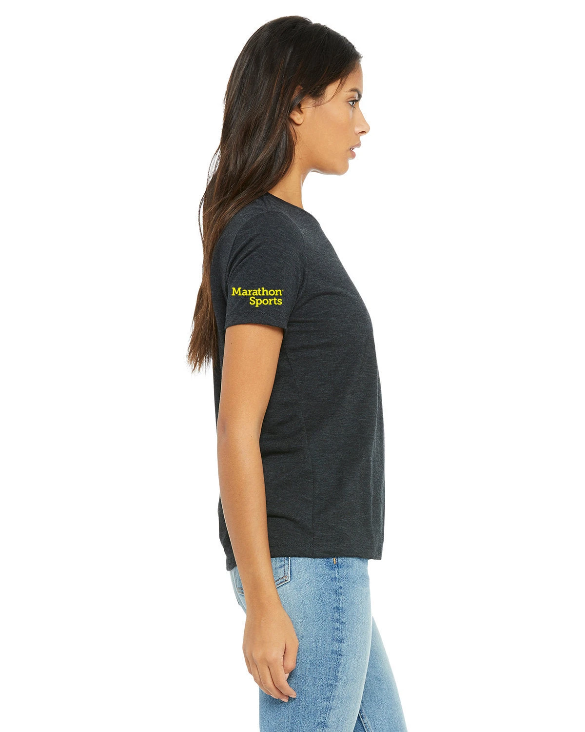 Women's RUN BOS Relaxed Triblend Short Sleeve Tee (TS-RUNBOS-6413) 2 Women's RUN BOS Relaxed Triblend Short Sleeve Tee (TS-RUNBOS-6413) - Image 2