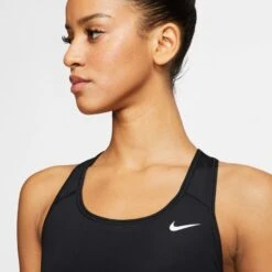 Nike Women's Swoosh Medium Support Non-Padded Sports Bra (BV3630) -Pro Runner Shop BV3630 010 PHSYM001