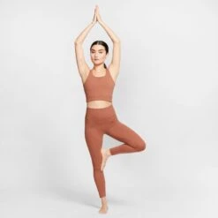 Nike Women's Yoga Luxe 7/8 Tights - Red Bark/Terra Blush (CJ4203-275) -Pro Runner Shop CJ4203 275 PHSYM004