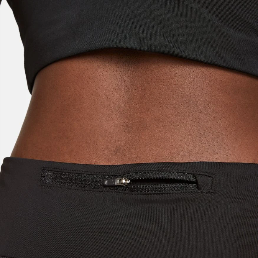 Nike Women's Mid-Rise Fast Crop Running Leggings - Black (CZ9238-010) 4 Nike Women's Mid-Rise Fast Crop Running Leggings - Black (CZ9238-010) - Image 4