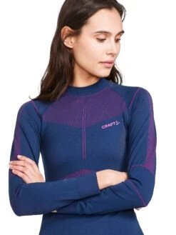 Craft Women's Active Intensity Crewneck Baselayer - Tide/Roxo (1907937-698486) -Pro Runner Shop CraftWomensCrewneckBaselayerTide Roxo2 min