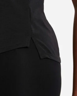 Women's Nike Dri Fit One Luxe Short Sleeve - Black (DD0618-010) -Pro Runner Shop ONELUX4
