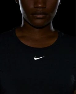 Women's Nike Dri Fit One Luxe Short Sleeve - Black (DD0618-010) -Pro Runner Shop ONELUXE6