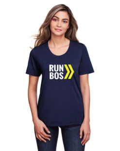 Women's RUN BOS Performance Short Sleeve Tee (TS-RUNBOS-CE111W) -Pro Runner Shop ce111w mr z 81c48320 3735 4377 b569 232c27d83f2b