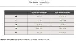 CEP Mid Support Knee Sleeve -Pro Runner Shop cep knee sleeve measurement guide