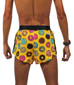 ChicknLegs Men's Shorts -Pro Runner Shop chicknlegs mens salty donuts 2 inch half split shorts 1