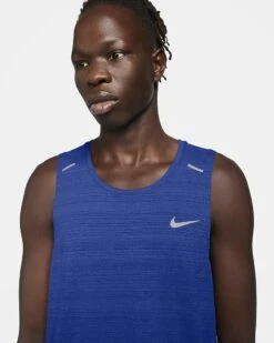 Nike Men's Dri-FIT Miler Tank - Game Royal (CU5982-480) -Pro Runner Shop dri fit miler mens running tank hnP2xX 2
