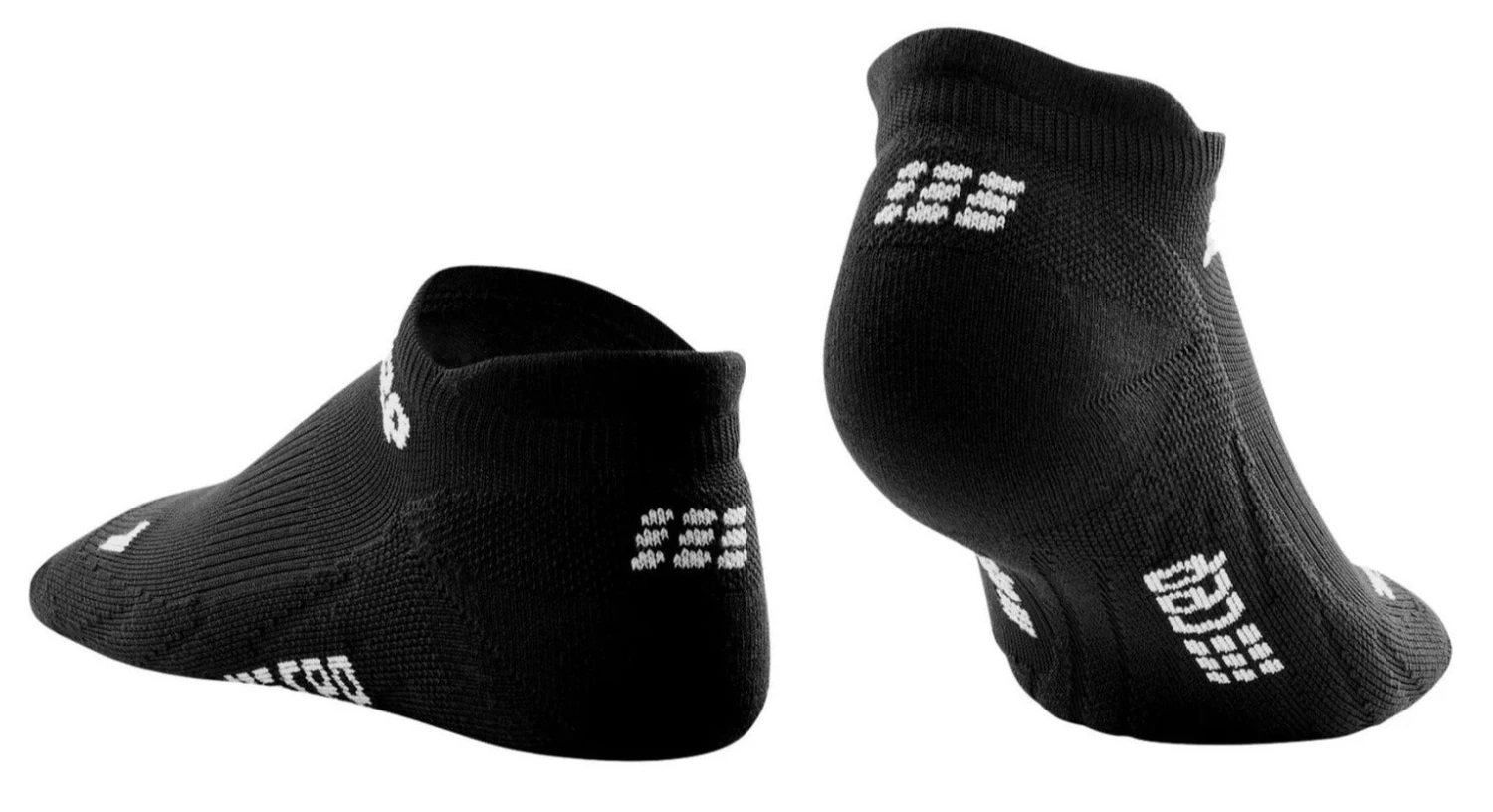 CEP Men's Compression No Show Socks 4.0 - Black (WP36R) 2 CEP Men's Compression No Show Socks 4.0 - Black (WP36R) - Image 2