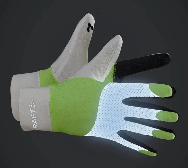 Craft ADV Lumen Fleece Glove - Ash White/Flumino (1909838-895851) 2 Craft ADV Lumen Fleece Glove - Ash White/Flumino (1909838-895851) - Image 2