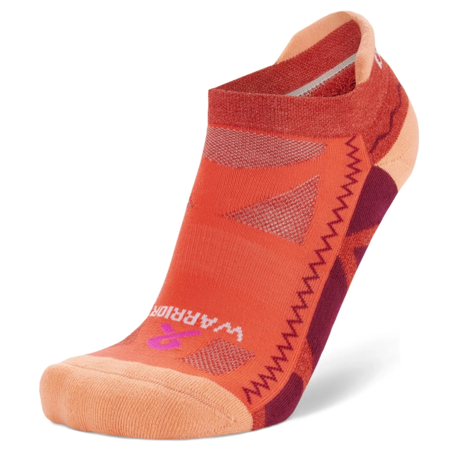 Balega Women's Grit And Grace Beautiful Warrior - Pink/Peach (7496-8818) 2 Balega Women's Grit And Grace Beautiful Warrior - Pink/Peach (7496-8818) - Image 2