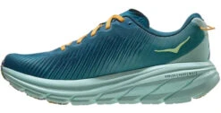 HOKA Men's Rincon 3 -Pro Runner Shop hoka mens rincon 3 running shoe green orange 2