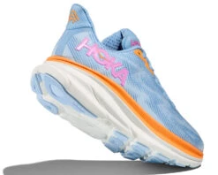 HOKA Women's Clifton 9 -Pro Runner Shop hoka womens clifton 9 blue high cushion running shoe 2