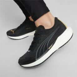 PUMA Women's Deviate Nitro 2 -Pro Runner Shop puma womens deviatenitro two running shoe black gold 4