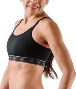 Rabbit Strappy Pocket Bra -Pro Runner Shop rabbit womens strappy pocket bra black