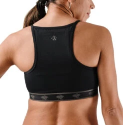 Rabbit Strappy Pocket Bra -Pro Runner Shop rabbit womens strappy pocket bra black 1