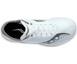 Saucony Women's Velocity MP Track Spike 9 Saucony Women's Velocity MP Track Spike -Pro Runner Shop saucony womens track spike white silver 2