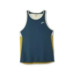 Brooks Men's Atmosphere Singlet 13 Brooks Men's Atmosphere Singlet -Pro Runner Shop www brooksrunning com 211384 428 mv atmosphere singlet mens sleeveless running top