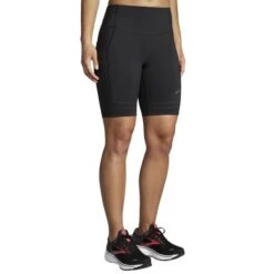 Brooks Women's Method 8" Short Tight -Pro Runner Shop www brooksrunning com 221525 001 d1 method 8inch womens running short tight
