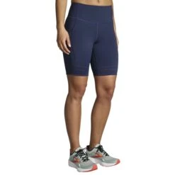 Brooks Women's Method 8" Short Tight -Pro Runner Shop www brooksrunning com 221525 451 d1 method 8inch womens running short tight